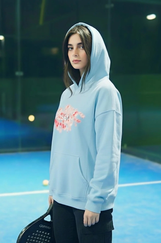 Rosieya (SKY-BLUE) Bloom Hoodie